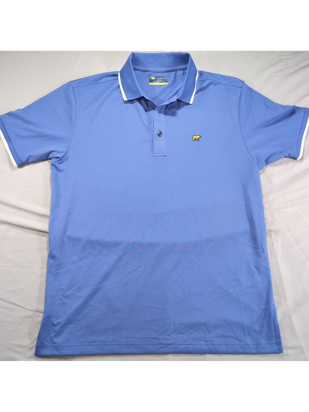 Jack Nicklaus light blue short sleeve polo shirt size M